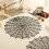 12Pcs 15inch Halloween Spider Web Placemats 3.94in 3