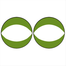 Green Kayak Sail Paddle, Downwind Kit Portable Fol