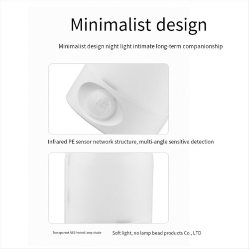 Square LED Sensor Light Small Table Lamp Dormitory 2