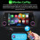 Single Din Car Stereo with Wireless CarPlay/Androi 5