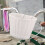 1Set Rattan Wicker Bicycle Front Basket+Bell+Tasse 5