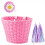 1Set Rattan Wicker Bicycle Front Basket+Bell+Tasse 1