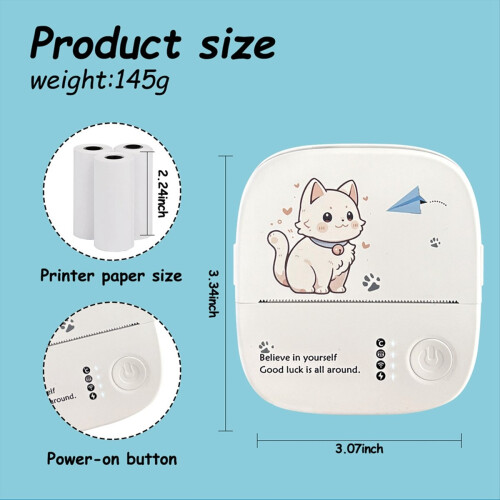 Portable Bluetooth Thermal Error Printer Pocket Ho 2