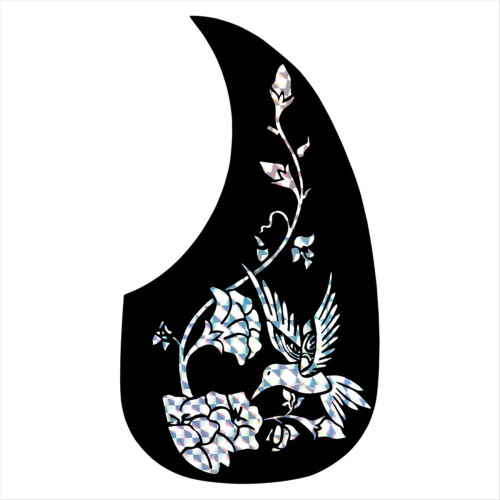 Guitar Anti-Skid Plate Teardrop-Shaped Folk Classi