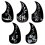 Guitar Anti-Skid Plate Teardrop-Shaped Folk Classi 4