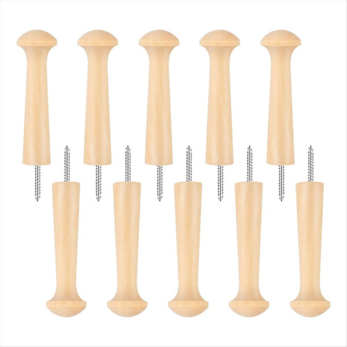 10Piece Wood Shaker Nails Screw-in Hook Nails,3.7i