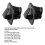 2Pcs Car Black ABS Interior Roof Hooks Clothes Han 4