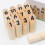 Wooden Numbered Block Tossing Game Throw Bowling T 8