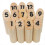Wooden Numbered Block Tossing Game Throw Bowling T 7