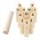 Wooden Numbered Block Tossing Game Throw Bowling T 4