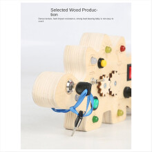 Children'S Wooden Dinosaur Circuit Board Busy Exer