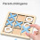 Wooden Board Tic- Toe Game XO Table Toy Classical 8