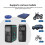Mini Electric Bike Air Pump 150PSI Powerful Compre 6