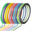 10 Rolls 1/8in Colorful Whiteboard Thin Tape Pinst 1