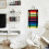 Blue 12 Belts Karate Black Belt Display Rack, Taek 6