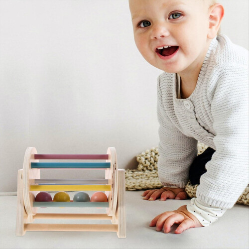 Preschool Musical Drum Rolling Tummy Rainbow Prop 2