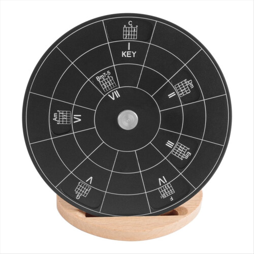 Guitar Chord Wheel, Melody Tool with Base for Lear 1