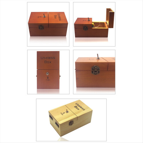 A Useless Box with Surprises Wooden Fully Assemble 2