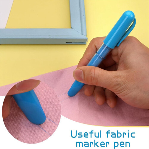 Fabric Chalk Markers, Refillable Pencils for Quilt 2