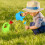 4PCS Plastic Watering Cans Chicken Garden Play Kid 5