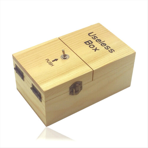 A Useless Box with Surprises Wooden Fully Assemble 1