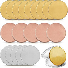 20 Pieces Blank Coin Threaded Edged 40 mm with Acr