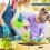 4PCS Plastic Watering Cans Chicken Garden Play Kid 6