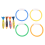 8 Pcs Underwater Swimming Pool Diving Rings, Throw 1