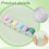 300 Yards 0.8mm Nylon String for Bracelets, 6 Colo 2