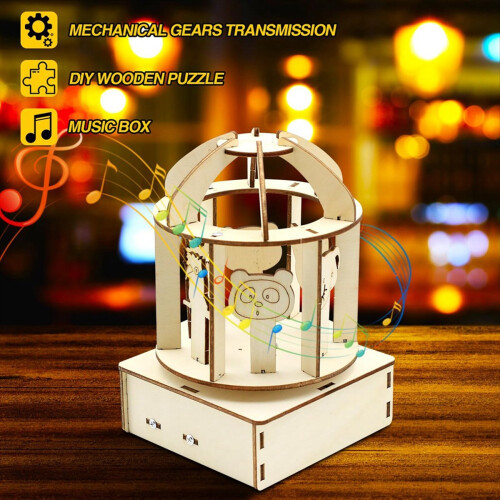 Wooden Building Toys, Activities Projects 3D Puzzl 2