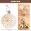 30Pcs Christmas Tree Decor High Qulity White Gold 10