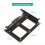 Dual U.2 SSD to PCIe 4.0 X8 Adapter, Support 2 X o 4