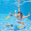 8 Pcs Underwater Swimming Pool Diving Rings, Throw 7