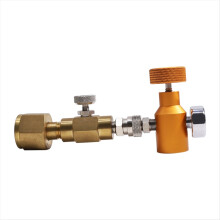 Soda Water CO2 Adapter Carbonator Refill Fill Stat