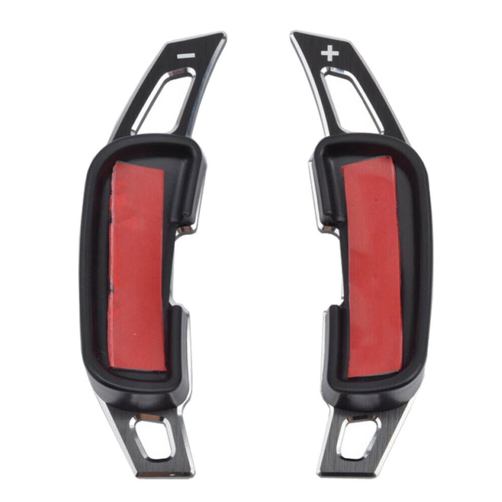 2Pcs Paddles Extension Steering Wheel Direct Shift Black 4852351789716