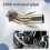 Motorcycle Motorbike Middle Exhaust Mid Link Pipe 4