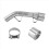 For Z900 2017-2022 Exhaust Escape Tube Eliminator 3