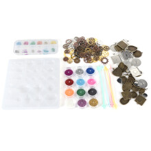 Kit completo per la creazione di opere d'arte in resina con stampi in silicone per resina epossidica - Ideale per decorazioni domestiche e per