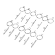 Onderdelen voor sieraden: eindsluitingen, doe-het-zelf set voor het maken van armbanden en kettingen met roestvrijstalen knevelsluitingen, eenvoudig