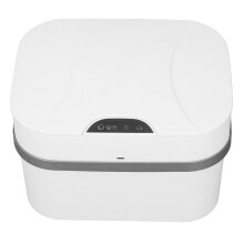 Odpadkový koš s čidlem pohybu do koupelny, automatický odpadkový koš, bezdotykový, tenký design, bez zápachu, elektrické víko s