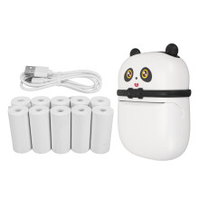 Inkless Sticker Maker Photo QR Code Receipt Printer Bluetooth Wireless Smart Printer Cute Toy Design Quick Print Performance Mini Printer With
