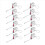 50 Pcs Keychain Tape Measure Functional Pocket Sma 1