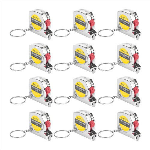 50 Pcs Keychain Tape Measure Functional Pocket Sma 2
