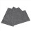 Self-Adhesive Felt Glides for Chairs, 5 mm Thick C 1