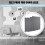Self-Adhesive Felt Glides for Chairs, 5 mm Thick C 5