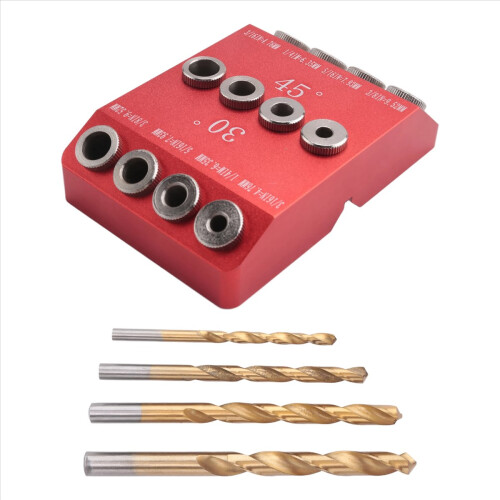 30/45/90 Angle Drill Hole Guide Jig for Angled an 1