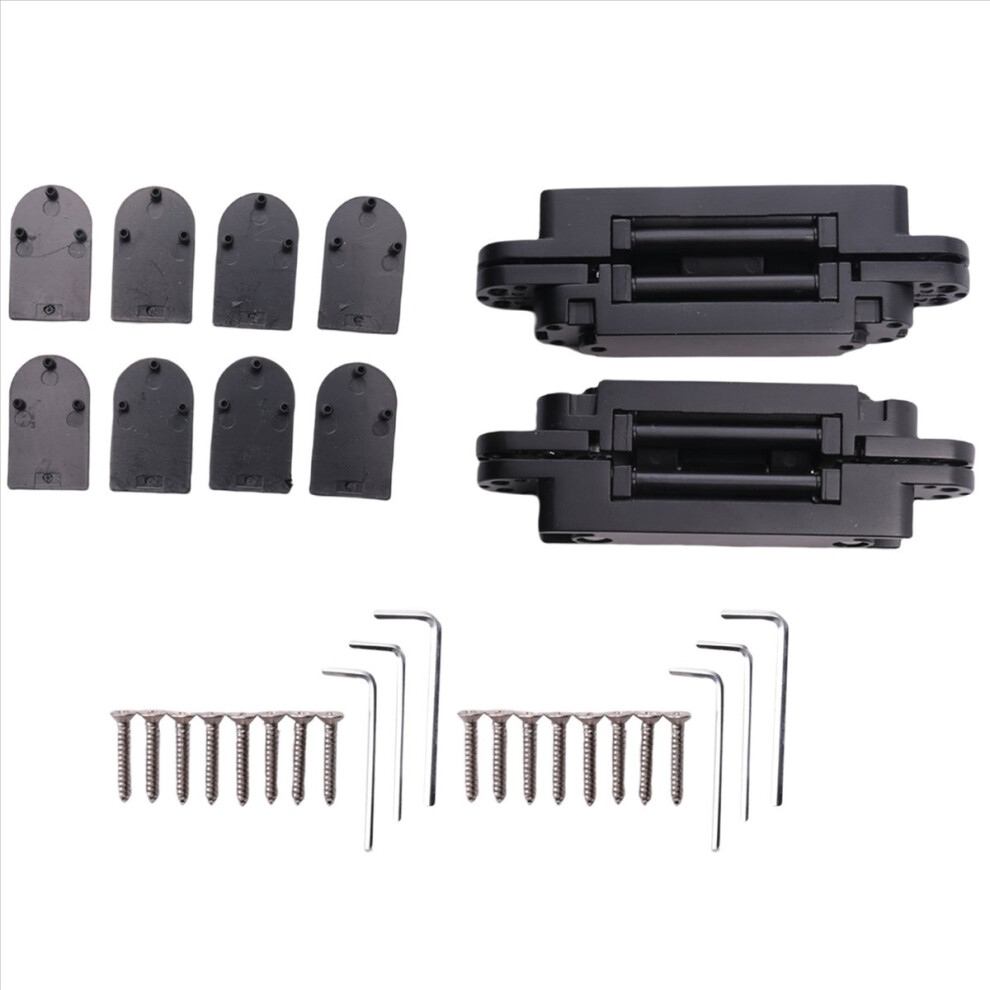 Semoic 2Pcs 6 Inch Concealed Door Hinges 180 Degree Swing