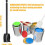 Resin Mixer Paddles, Epoxy Attachment for Drill, R 7