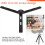 Mini Tripod Aluminum Alloy Desktop Stand with 1/4 9