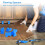 40PCS Flooring Spacers, 2 in 1 Laminate Spacers wi 5